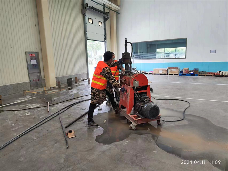 吴桥厂房地面下沉塌陷注浆加固施工